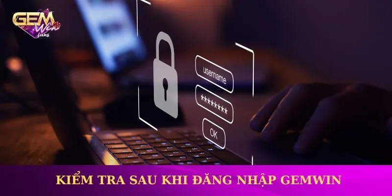 Xác nhận sau khi truy cập hệ thống